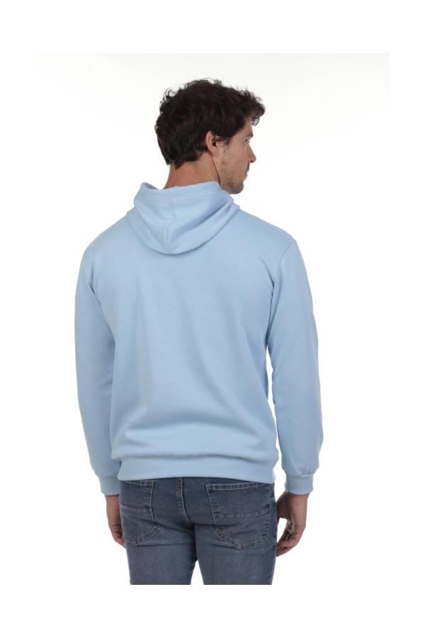 The Time Of Bocha Polo Team Sudadera Canguro Hombre The Time Of Bocha QV1SCANGU Celeste