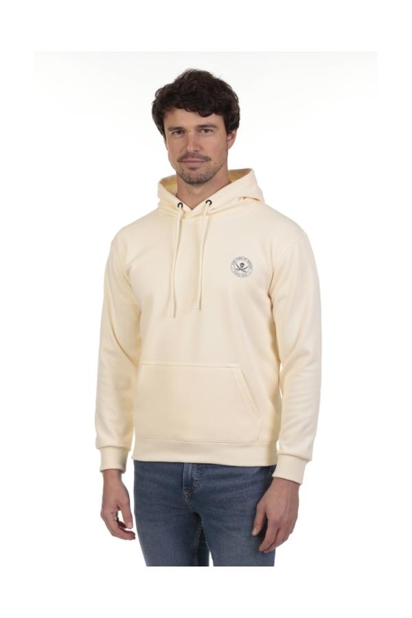 the time of bocha polo team Sudadera Canguro Hombre The Time Of Bocha QV1SCANGU Beig