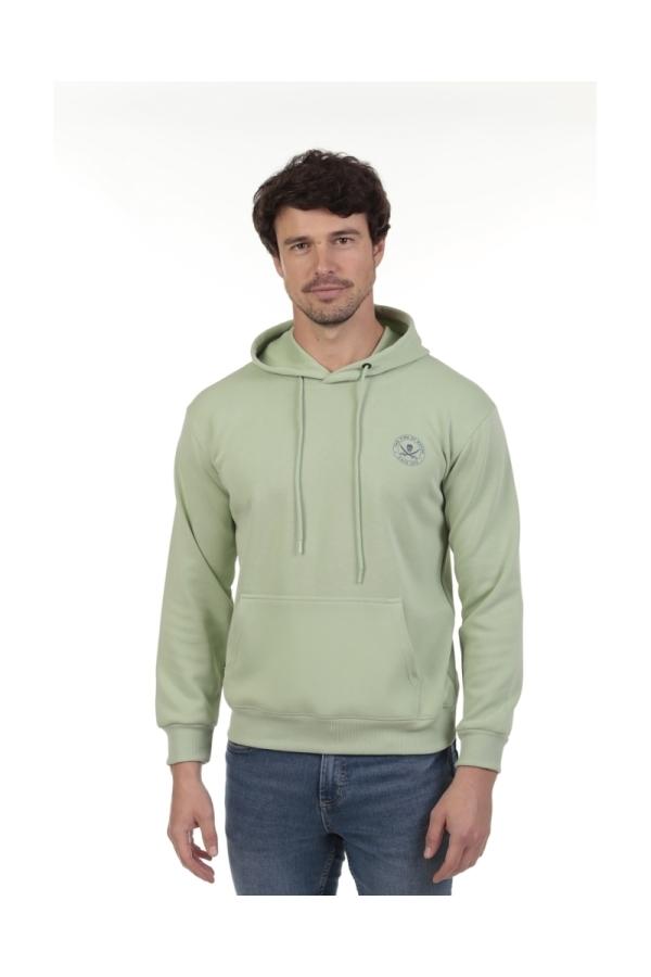 the time of bocha polo team Sudadera Canguro Hombre The Time Of Bocha QV1SCANGU Verde