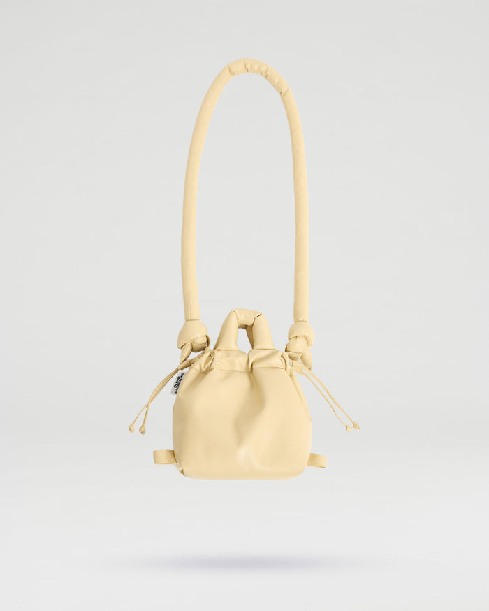 thinking mu Butter Yellow Micro Ona vegan leather bag