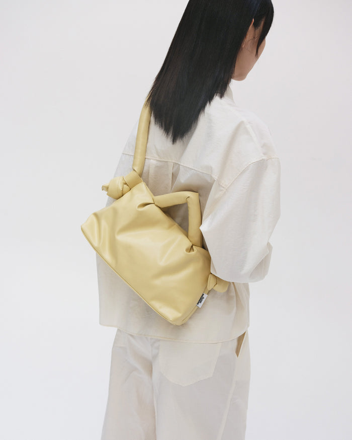 Thinking Mu Butter Yellow Mini Ona Vegan Leather Bag