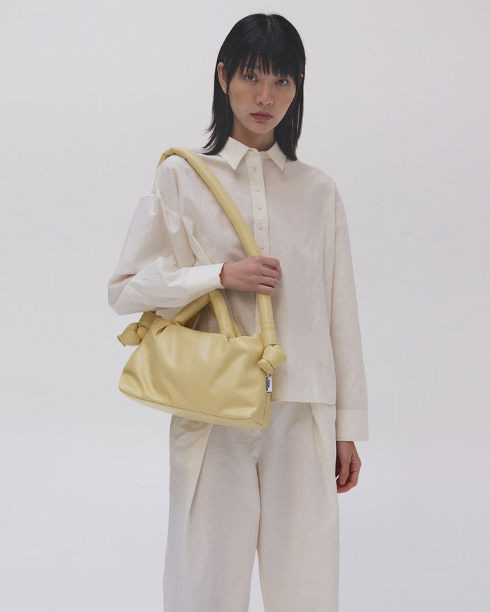 Thinking Mu Butter Yellow Mini Ona Vegan Leather Bag