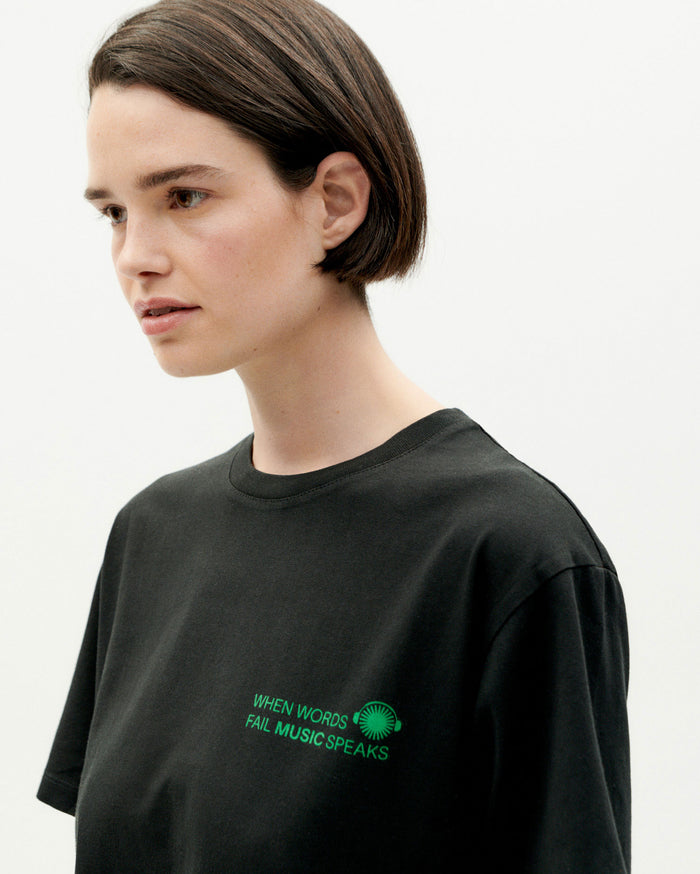 Thinking Mu Camiseta Negra Unisex Thinking Music Festival