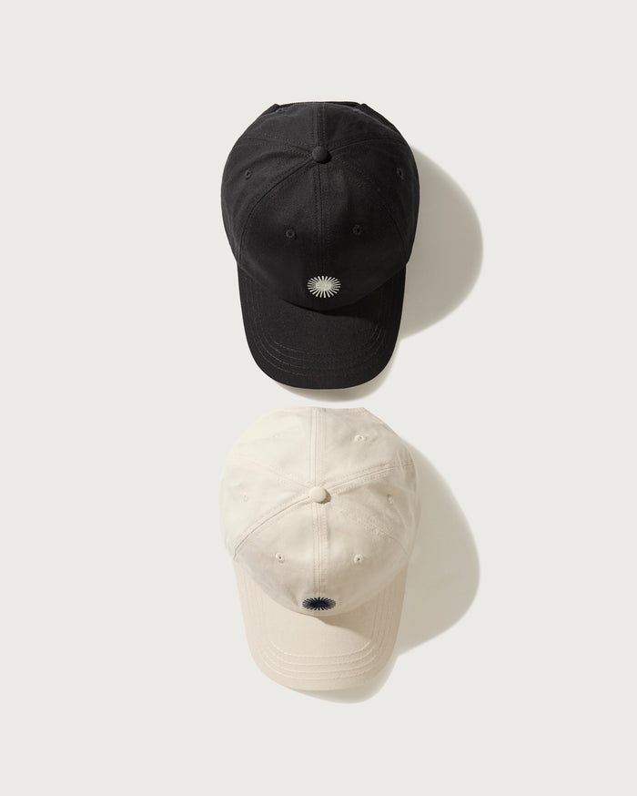 thinking mu Pack gorras Ivory contrast y Black contrast
