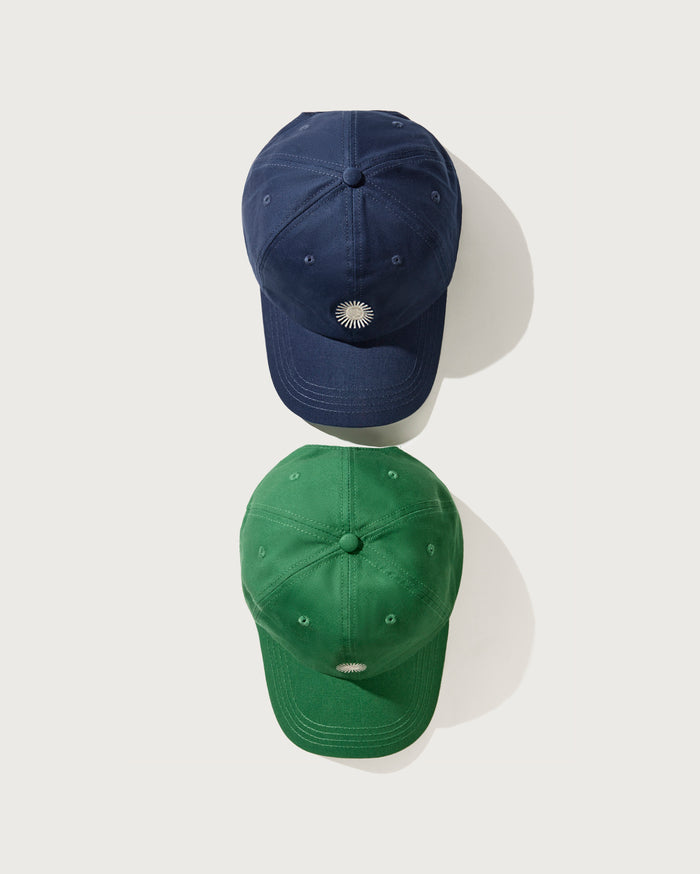 thinking mu Pack gorras Navy contrast y Green contrast