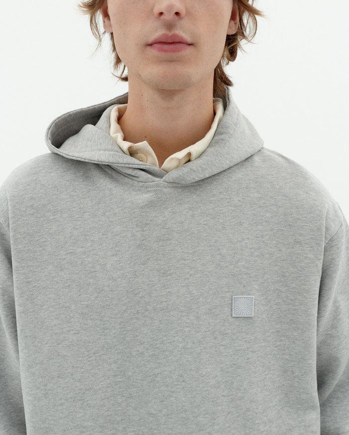 Thinking Mu Sudadera Capucha Gris Sol Contrast Simon