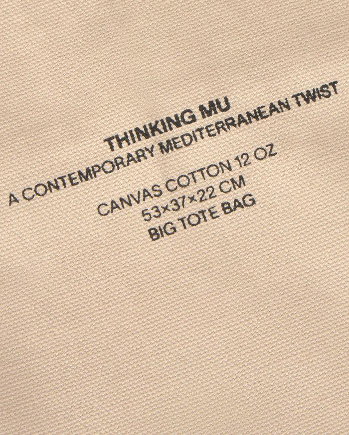 Thinking Mu Big Tote Bag Cruda Mon