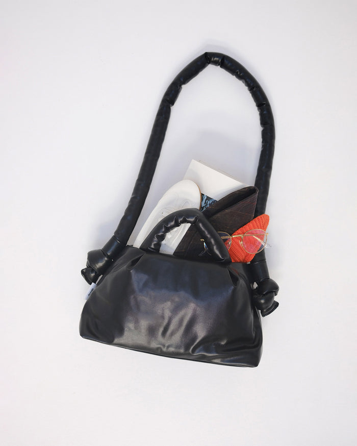 thinking mu Black Mini Ona vegan leather bag