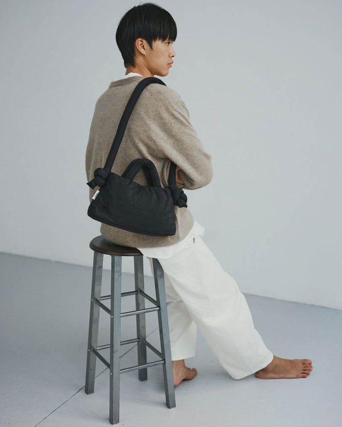 Thinking Mu Black Miniona Soft Bag