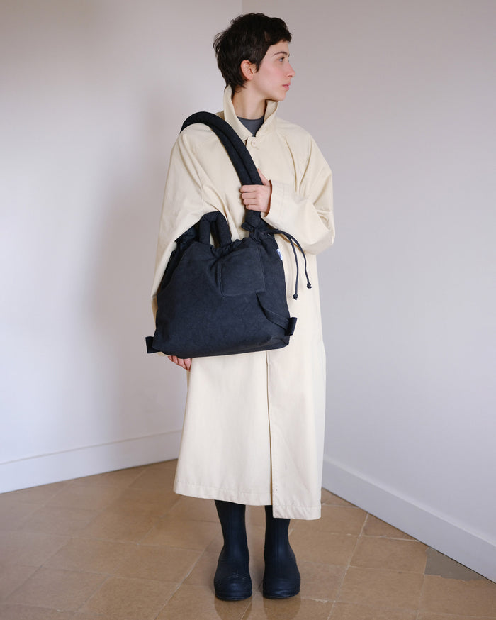 Thinking Mu Black Ona Washed Bag