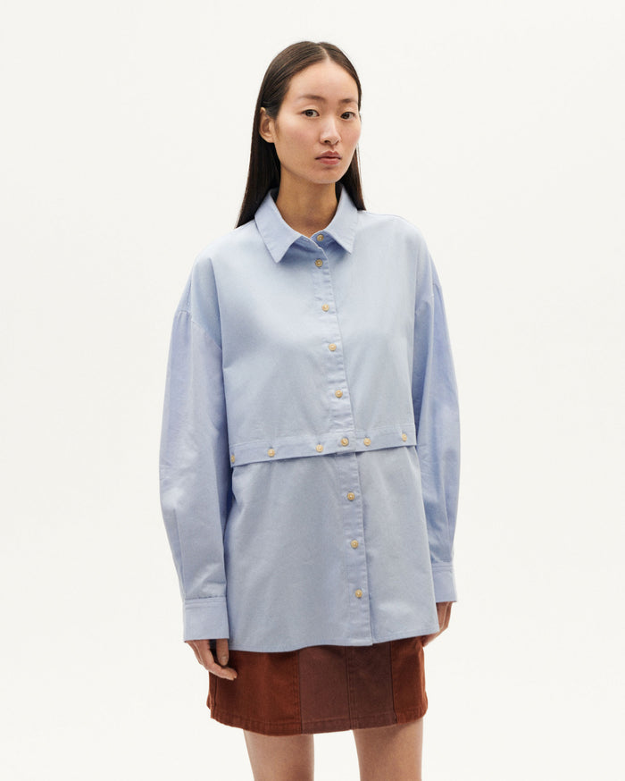 thinking mu Blusa azul Nataly