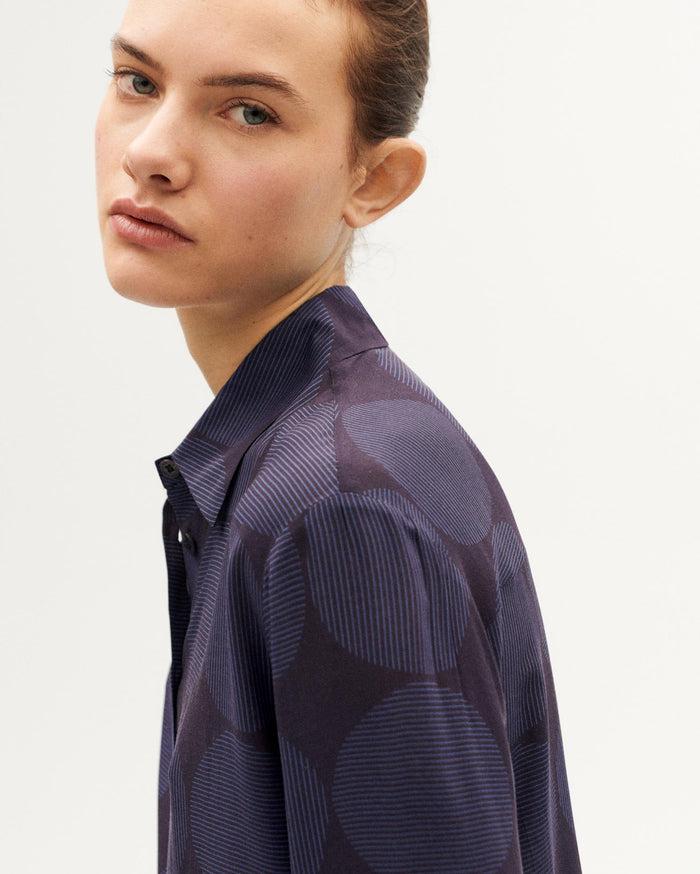 Thinking Mu Blusa Morada Japan Kati