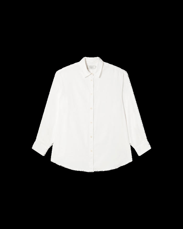 thinking mu Blusa oversize blanca hemp Gia