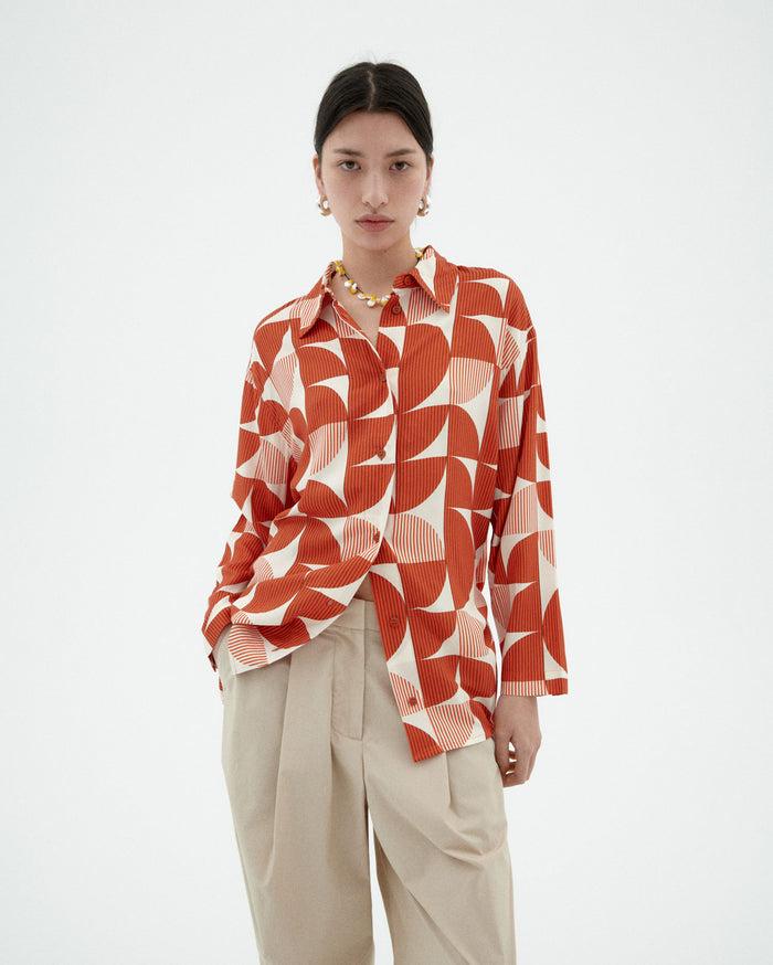 thinking mu Blusa roja Ava