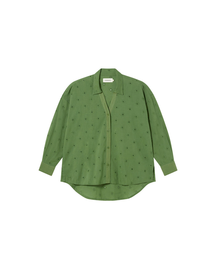 Thinking Mu Blusa Verde Cactus Margaret