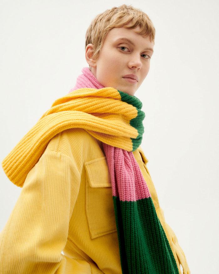 Thinking Mu Bufanda Multicolor Lana Art Ghede