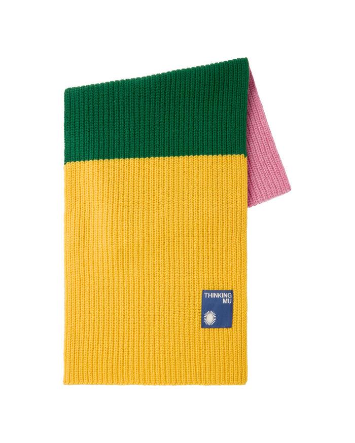 Thinking Mu Bufanda Multicolor Lana Art Ghede