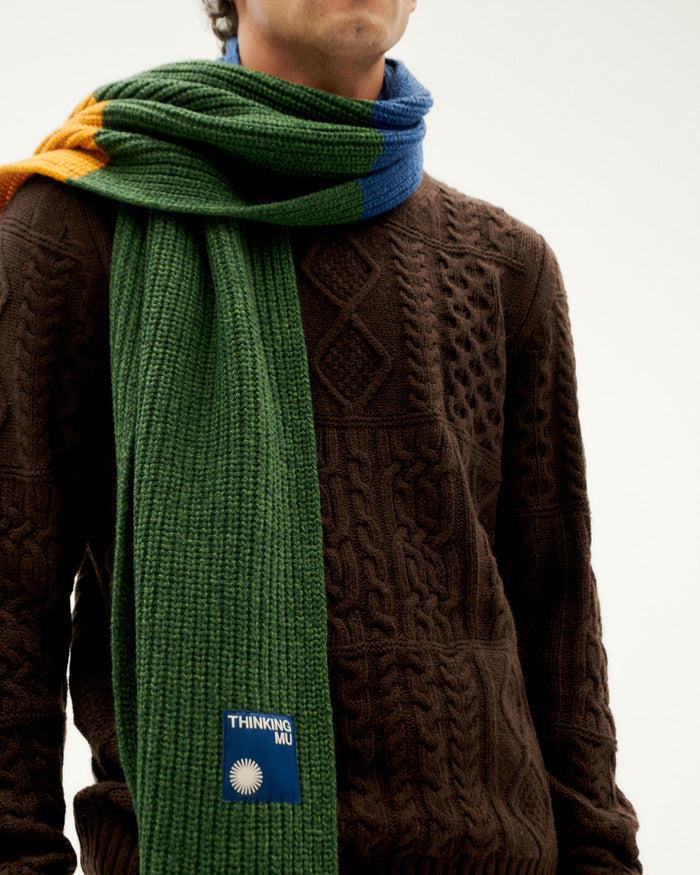 Thinking Mu Bufanda Multicolor Lana Dark Ghede