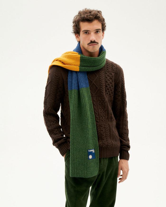 thinking mu Bufanda multicolor lana Dark Ghede