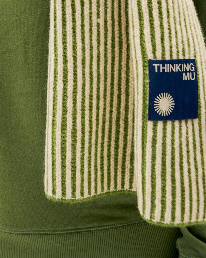 Thinking Mu Bufanda Verde Lana Central Ghede