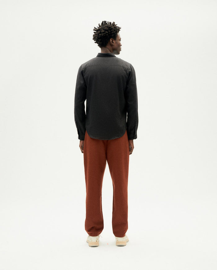 Thinking Mu Camisa Negra Hemp Ant