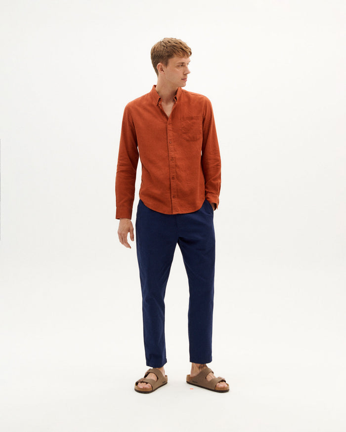 Thinking Mu Camisa Roja Hemp Ant