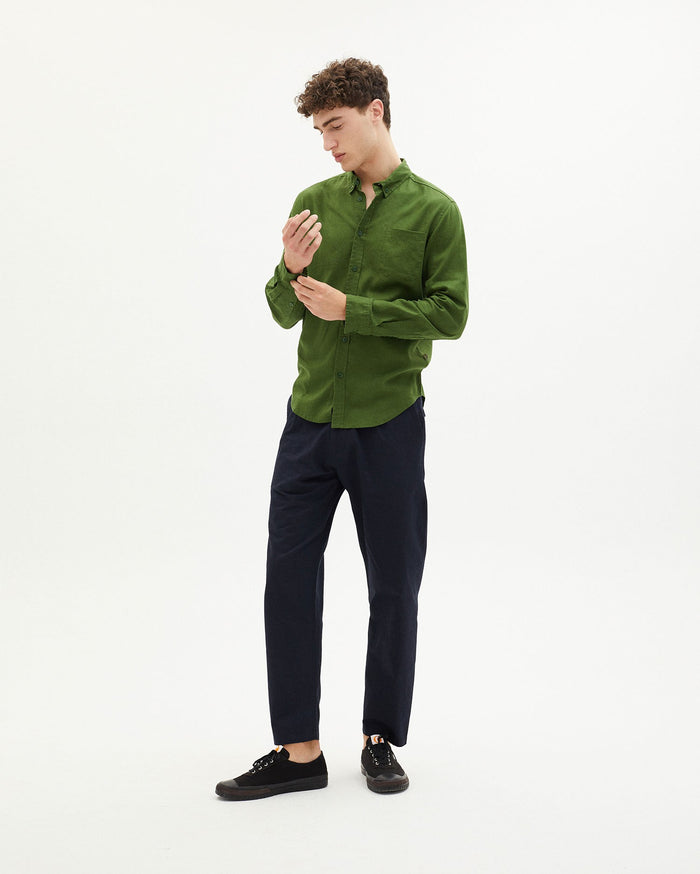 Thinking Mu Camisa Verde Hemp Ant