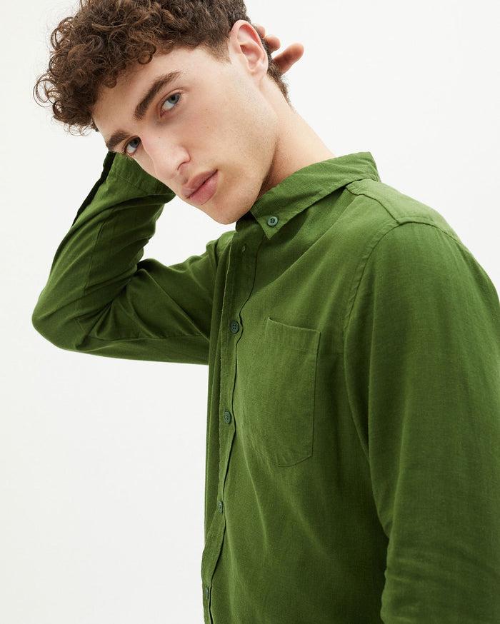 Thinking Mu Camisa Verde Hemp Ant