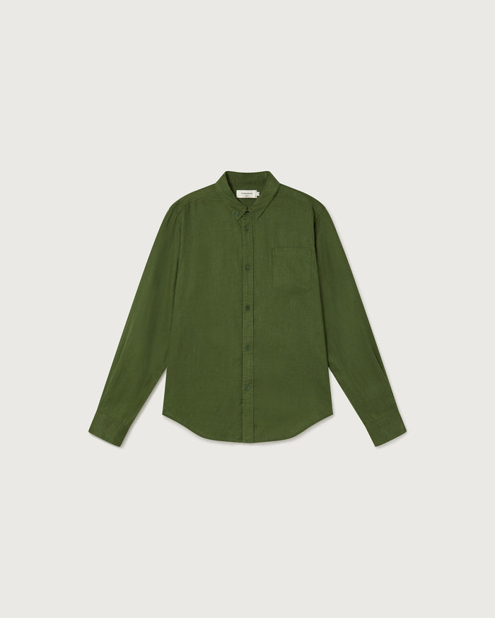 thinking mu Camisa verde Hemp Ant