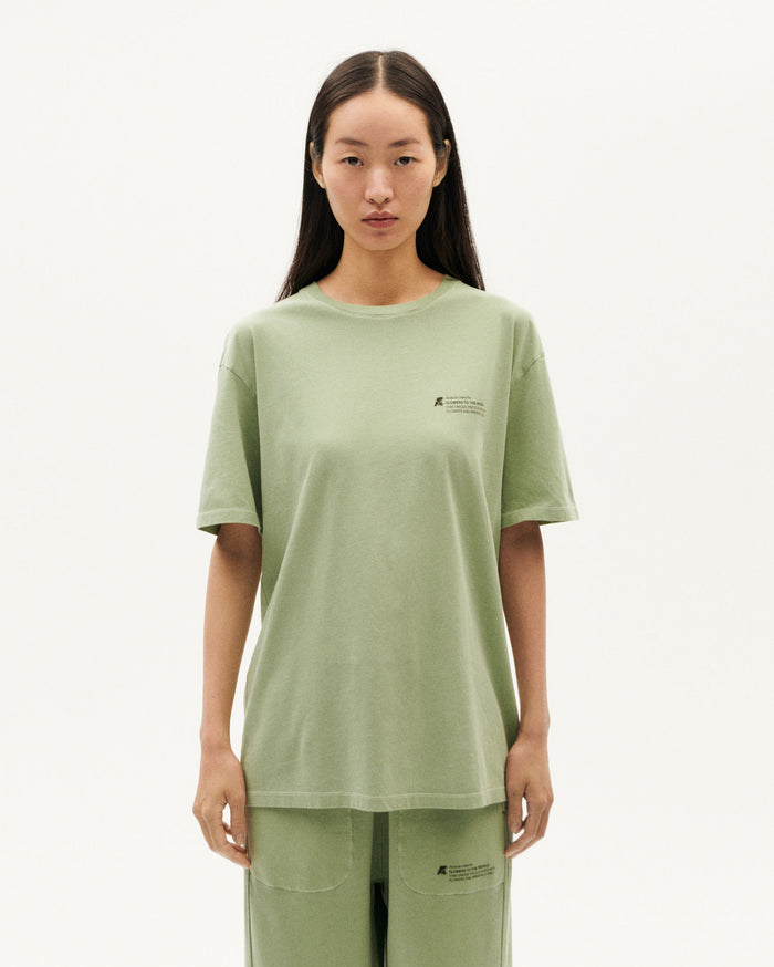 thinking mu Camiseta Acacia tinte natural unisex