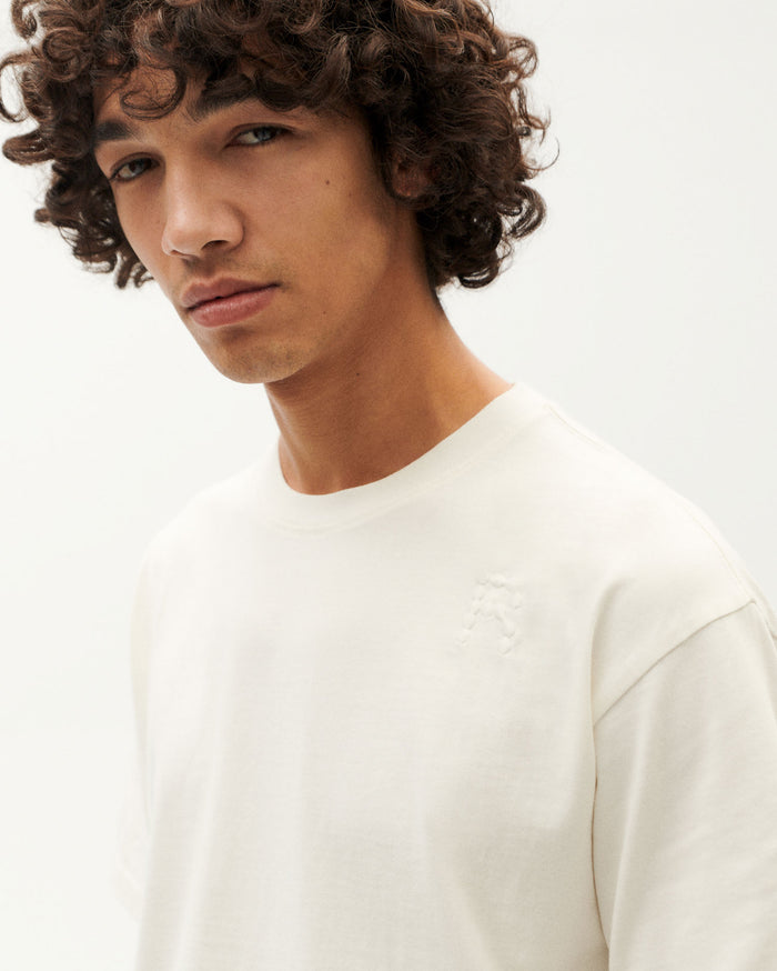 Thinking Mu Camiseta Blanca Aaron