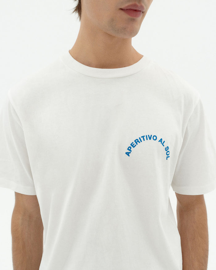 Thinking Mu Camiseta Blanca Aperitivo Zach
