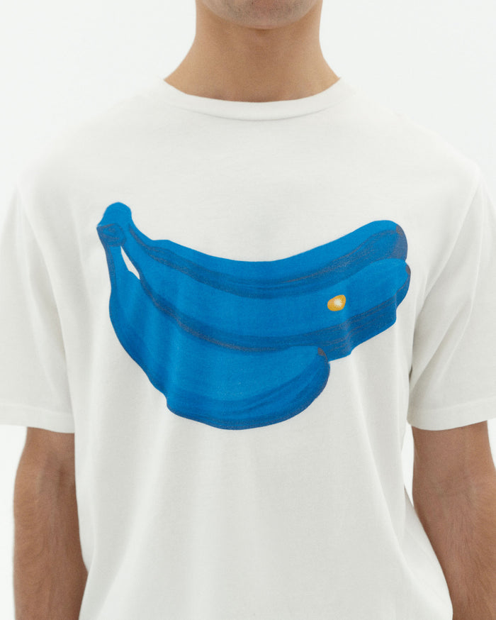 Thinking Mu Camiseta Blanca Bananas Zach