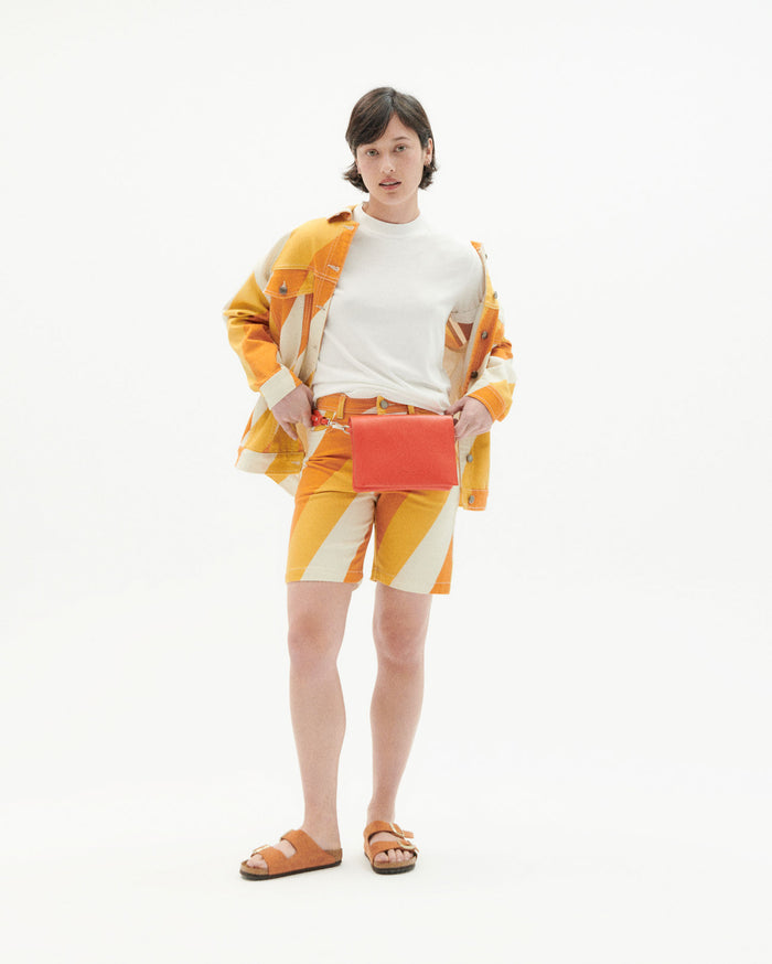 Thinking Mu Camiseta Blanca Básica Mock