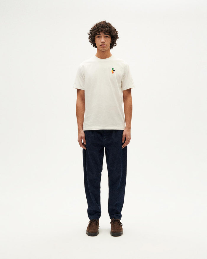 Thinking Mu Camiseta Blanca Bubbles