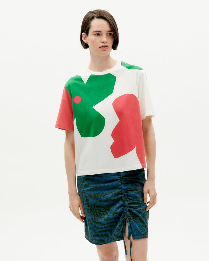 Thinking Mu Camiseta Blanca Butterfly Lucia