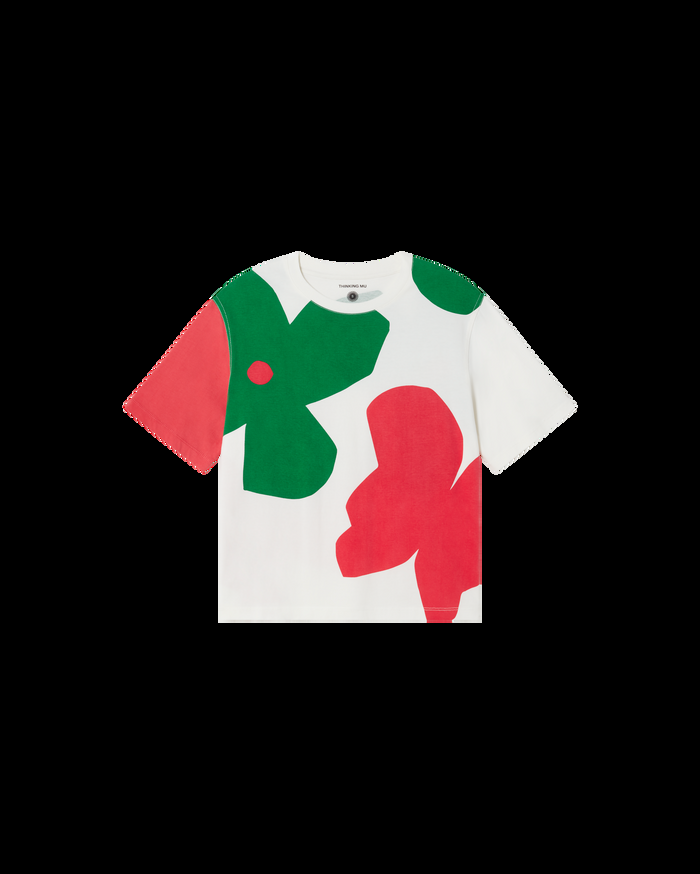 thinking mu Camiseta blanca butterfly Lucia