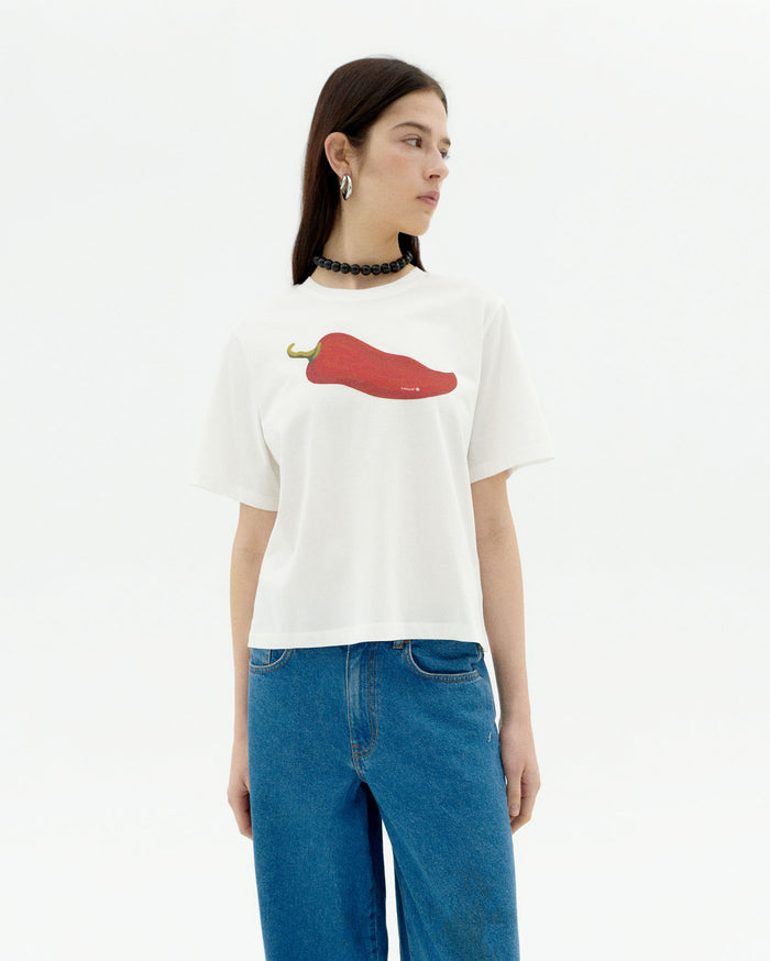 thinking mu Camiseta blanca chilli Lucia