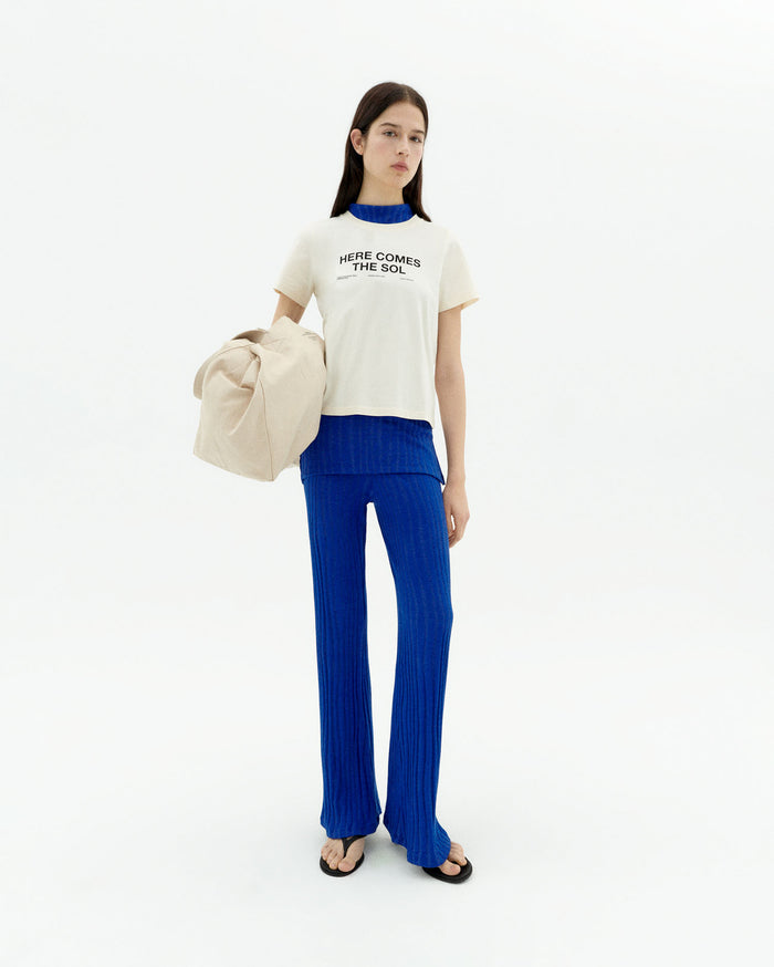 Thinking Mu Camiseta Blanca Classic Sol Ida