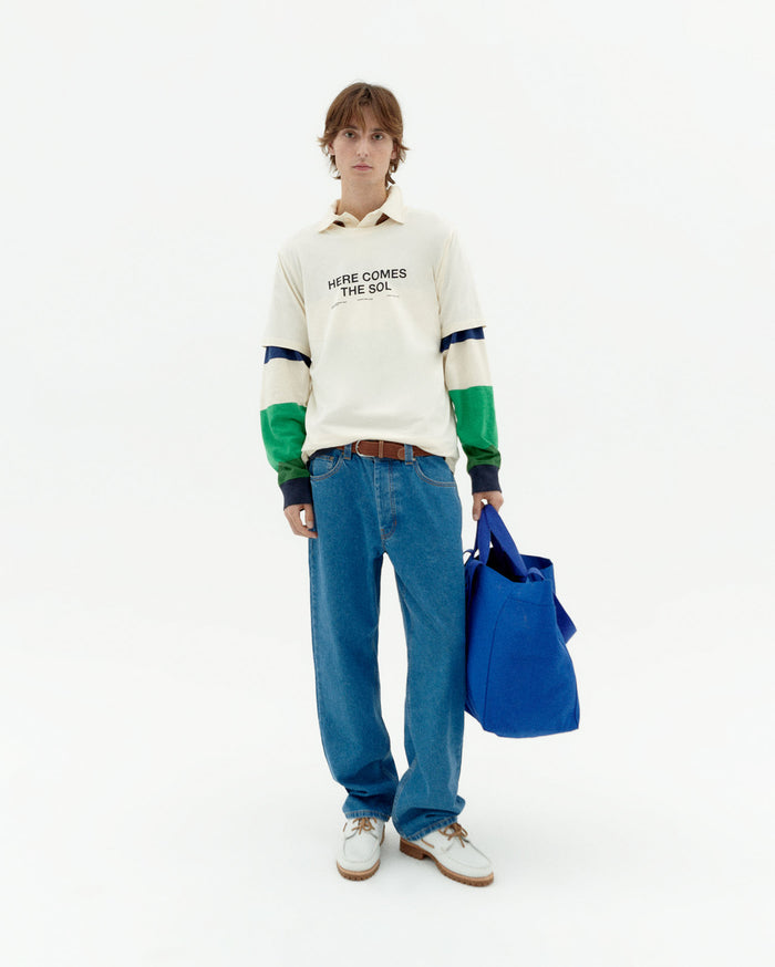 Thinking Mu Camiseta Blanca Classic Sol Zach