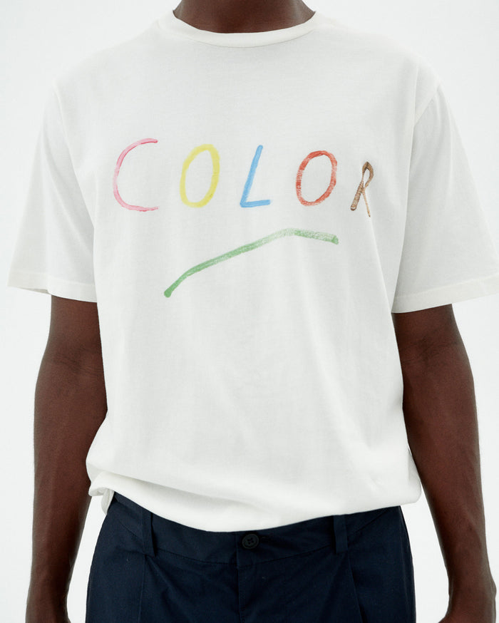 Thinking Mu Camiseta Blanca Colors Zach