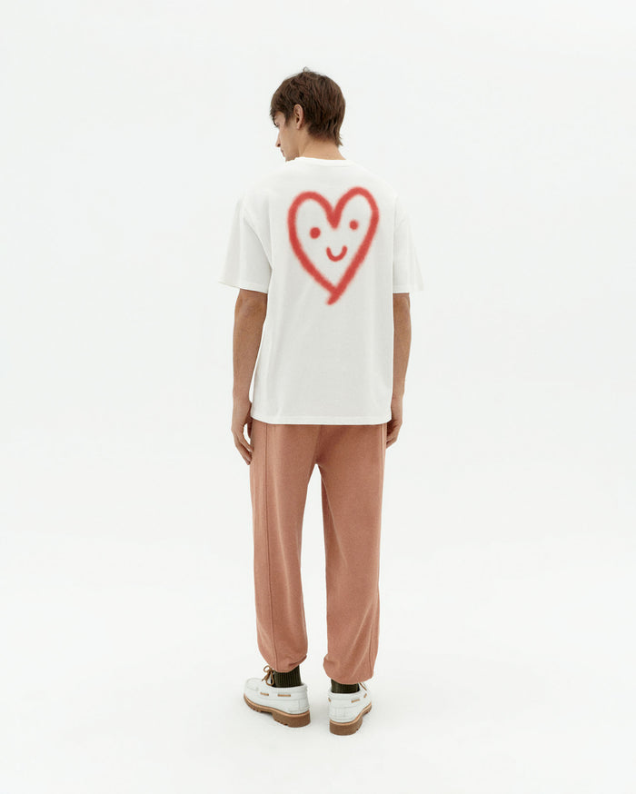 Thinking Mu Camiseta Blanca Cutr3 Heart Aaron