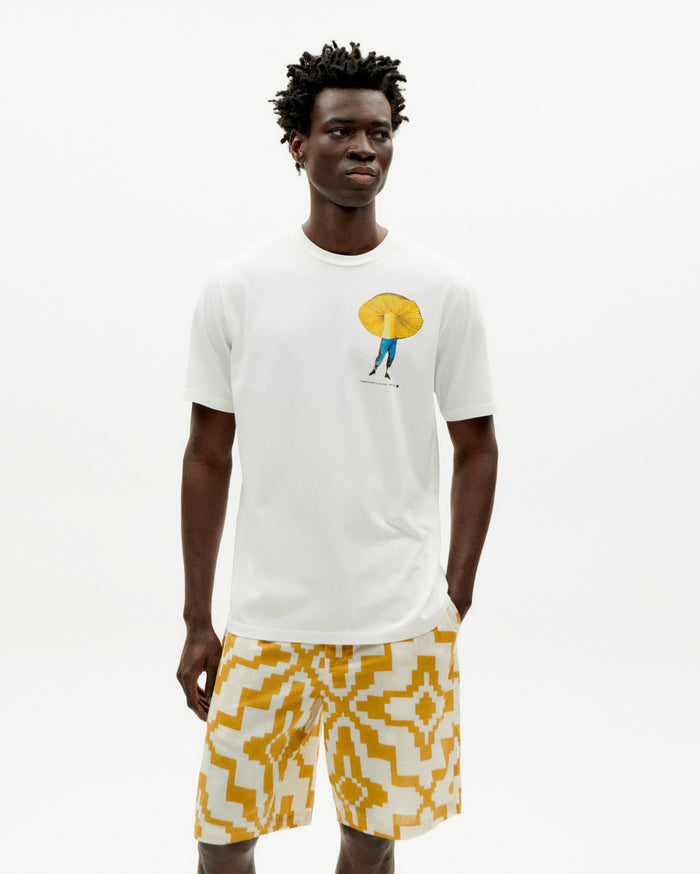 Thinking Mu Camiseta Blanca Funghi 2