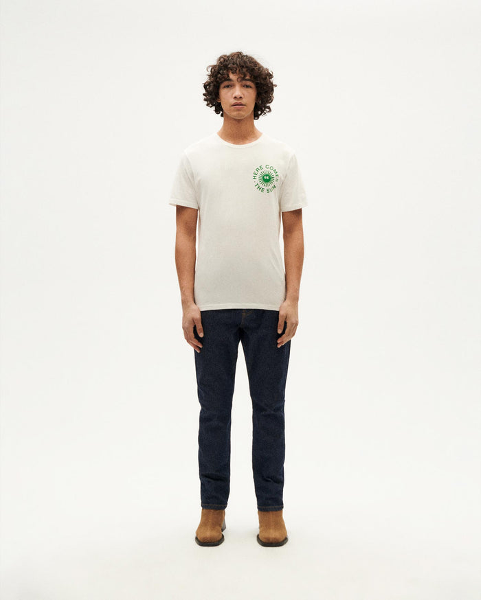 Thinking Mu Camiseta Blanca Happy Sun