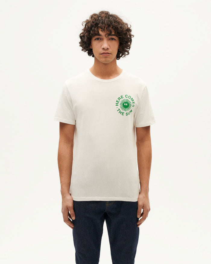 thinking mu Camiseta blanca Happy sun