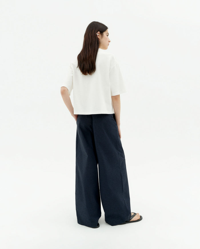 Thinking Mu Camiseta Blanca Lena