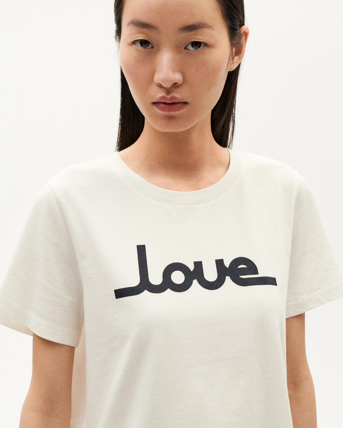 Thinking Mu Camiseta Blanca Love Ida