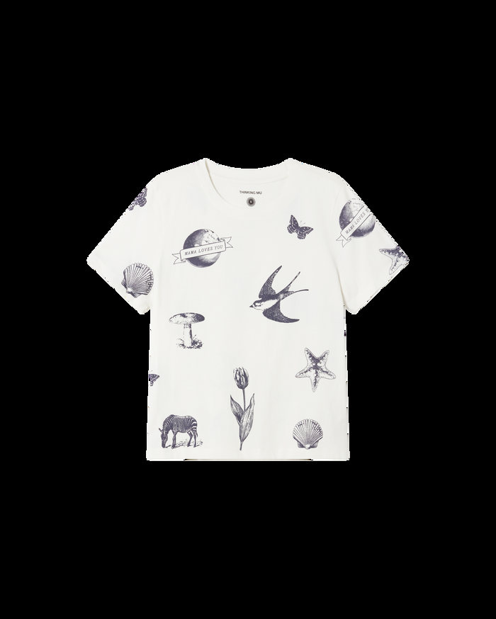 thinking mu Camiseta blanca mama Ida