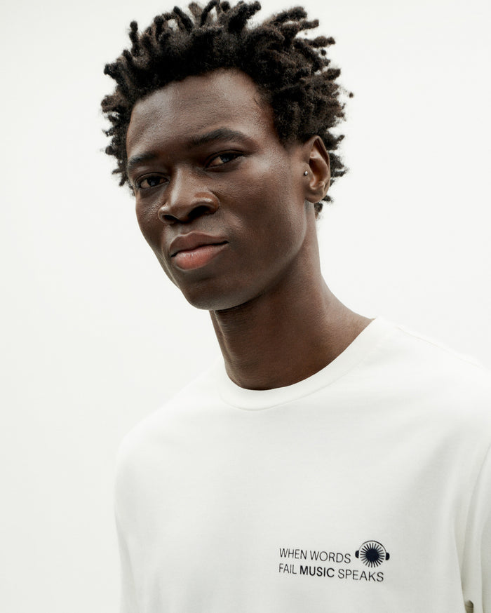 Thinking Mu Camiseta Blanca Music