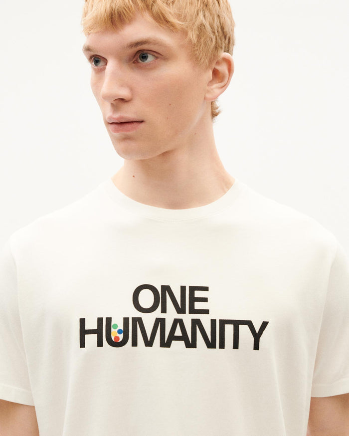 Thinking Mu Camiseta Blanca One Humanity